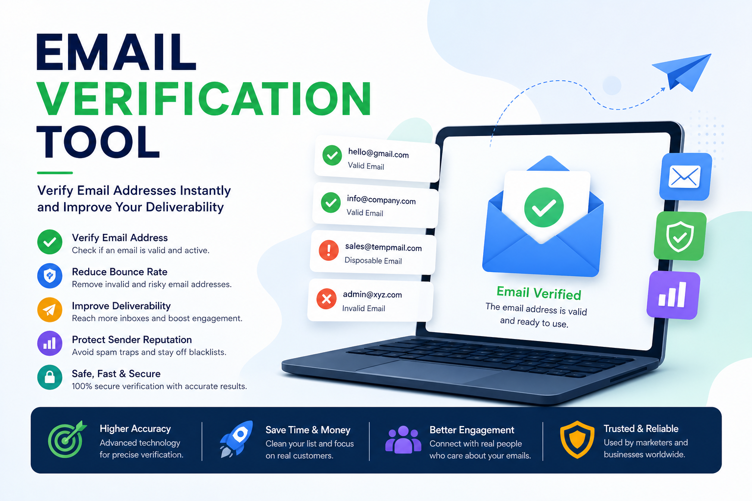 Email verification tool graphic