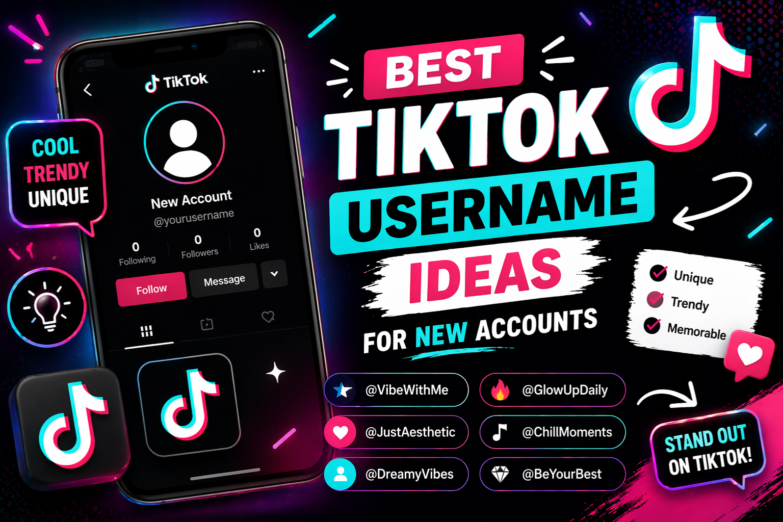 tiktok username