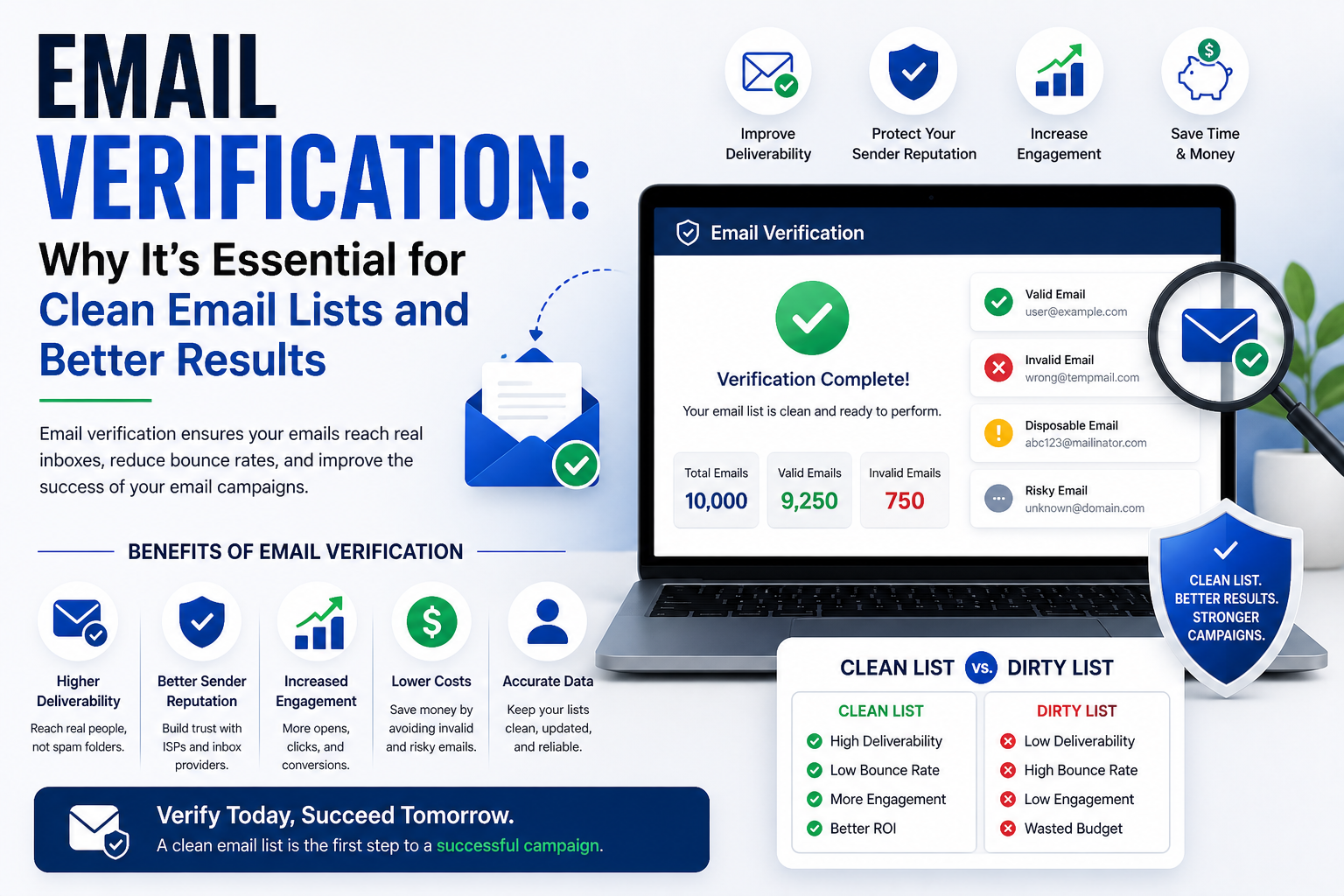 Email verification for better results